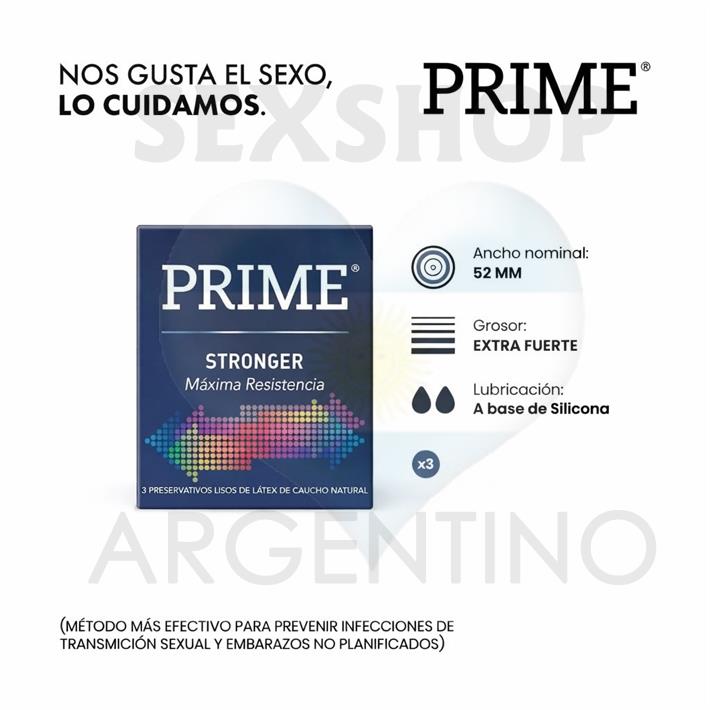Preservativos Prime Stronger